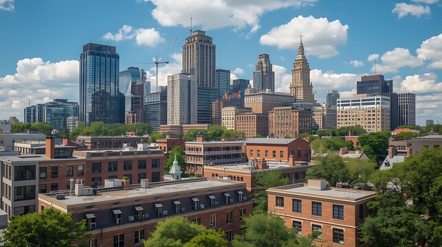 A person's hand reaches for a glowing, networked sphere, with a woman's face in the background amidst clouds and stars.