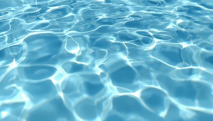 Obraz premium Cool, refreshing water ripples with sunlight dancing across the surface texture
