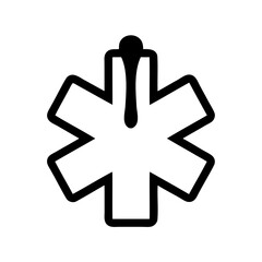 The Star of Life Symbol, a recognition for medical emergency services