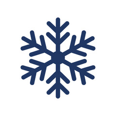 Snowflake icon vector on White Background ,Vector Art Illustration on white background.