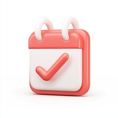 Calendar Check 3D Icon