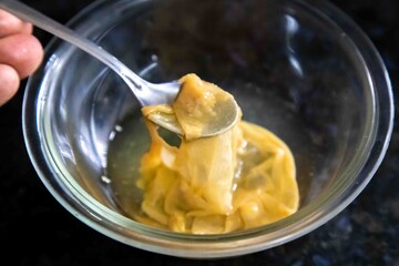 The mother of apple cider vinegar is a cloudy, gelatinous substance composed of bacteria and yeast that forms during the fermentation process.