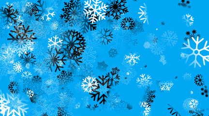 śnieg, płatki śniegu, płatki, opad, zima © Marek