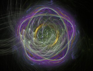 Naklejka premium Imaginatory fractal abstract background Image