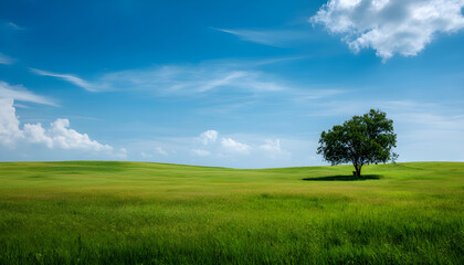 Landscape green backgrounds grassland.