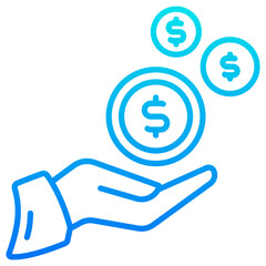 payment blue icon