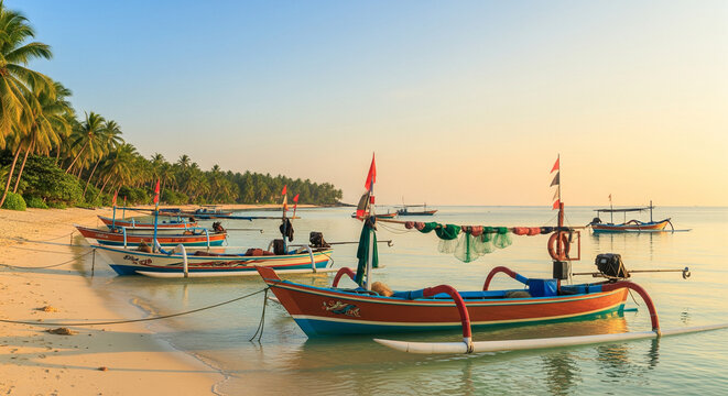 fishing boat on the beach