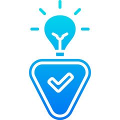 responsible innovation blue icon