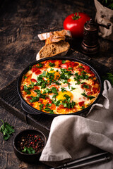 Shakshuka, traditional Jewish breakfast dish