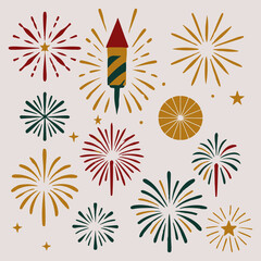 Celebratory Fireworks Extravaganza