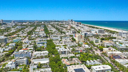 Miami Beach, South Pointe, aerial view