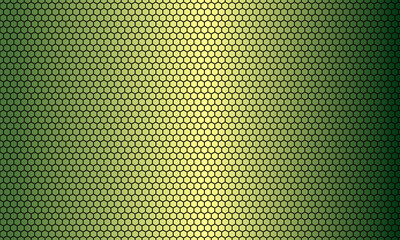 Subtle geometric pattern with interconnected oval shapes and a gradient of green and yellow