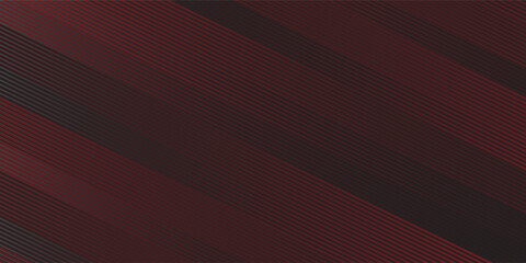 Fototapeta premium Red and black vector 3d futuristic tech glow and shinning line simple modern abstract banner. Vector