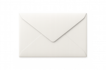 White mail envelope symbolising email, direct marketing, communication, post service, and correspondence