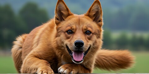  Close Shot Smiling Red