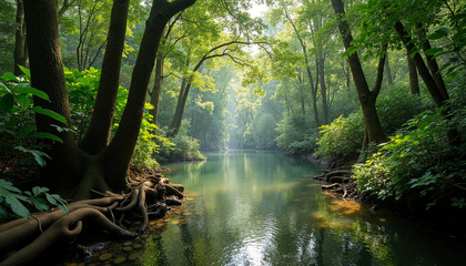 Obraz premium Creative digital composition featuring geometric shapes and patterns