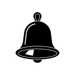 3d shiny yellow notification bell icon scalable vector graphic for alerts and communication