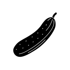 Fresh green cucumber slice isolated vector illustration scalable graphic healthy food element