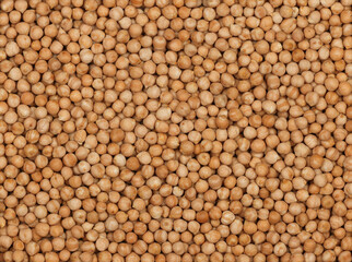 Dried chickpeas textured background for healthy eating concept