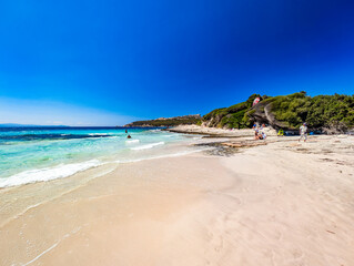 Rena di Ponente & Rena di Levante (Spiaggia dei Due Mari), Sardinia – Aerial View