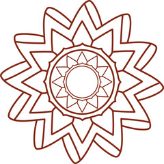 luxury mandala mandala design white background