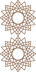 luxury mandala mandala design white background