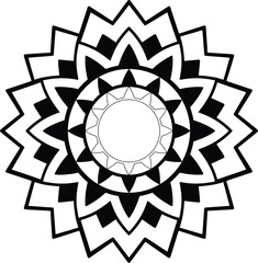 luxury mandala mandala design white background