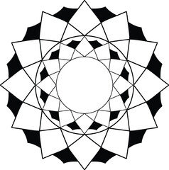 luxury mandala mandala design white background
