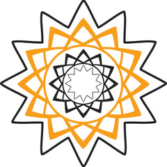 luxury mandala mandala design white background