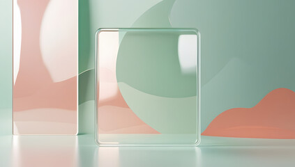 transparent glassy effect used for products background image