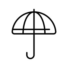 Web Protection Umbrella Icon Vector. Umbrella Protection logo