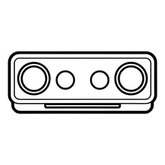 Obraz premium mp3 player icon