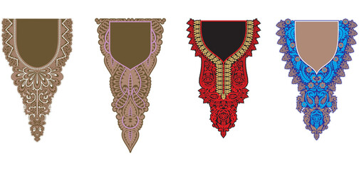 women clothing dress neckline design vector illustration fashion design