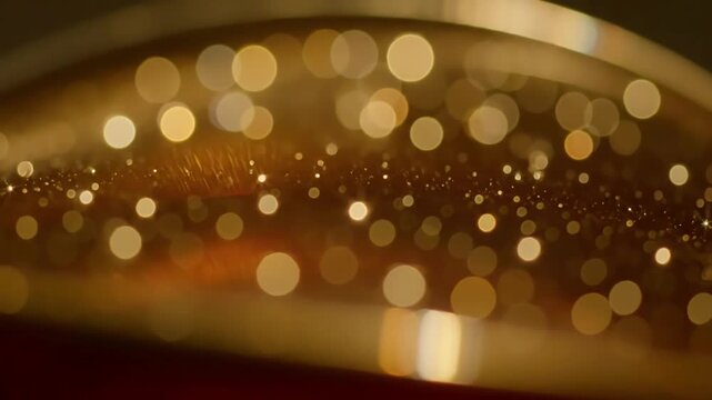 Bokeh Gloss Close-up gloss bokeh showing specular highlights; subtle movement; safe content; no faces; no trademarks scene 1