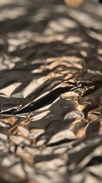 Foil Crinkle reflective foil fold scene 4