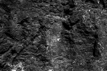 Real natural black grunge rusted raw marble stone surface texture as extracted from the mountain