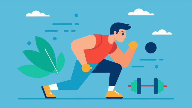 A dedicated individual tracking his progress and making adjustments to his routine based on his results for continuous muscle growth.. Vector illustration