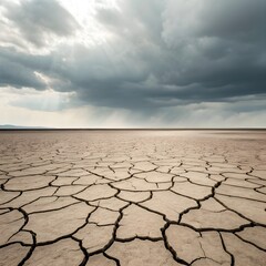 Cracked Dry Earth Drought Arid Climate Change Soil Landscape