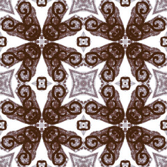 Ancient Maya Seamless. Chevron Pattern. Old