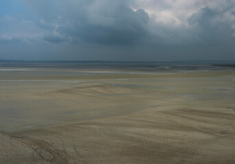 Low Tide at Saint-Michel Bay