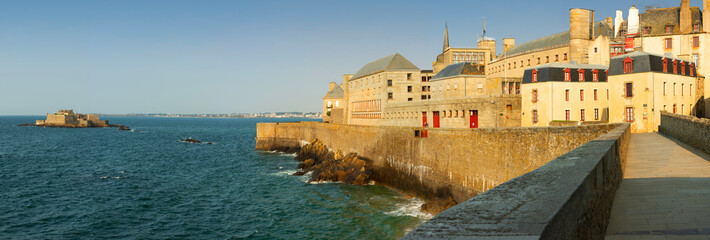 Saint-Malo and Fort National, France