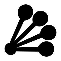 Illustration of interconnected points resembling neurons or a conceptual network topology