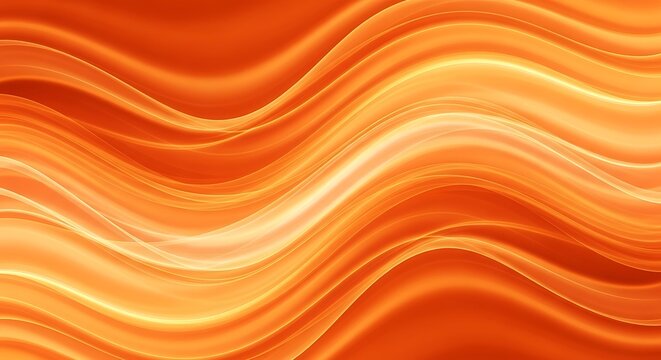 Abstract Orange Waves - A Dynamic and Energetic Background.