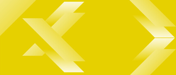 Luminous Yellow Chevron Ribbons Background eps 10