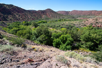 Old railroad track in Verde  Canyon Arizona