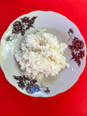 Rojak Petis, a mixed salad lathered with a thick savoury sauce of shrimp paste and crushed peanut. A traditional fruit and vegetable salad dish commonly found in Indonesia, Malaysia and Singapore.