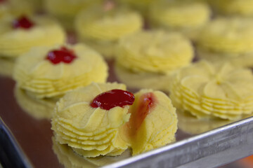 Cookie factory, food industry. Fabrication