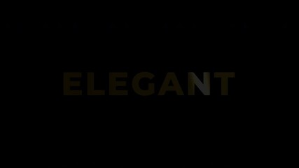Text Animation with Gold Effect - Elegant Gold Text Animation on Black Background.
