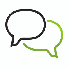 Conversation frame speech bubble vector