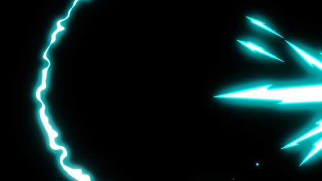 2D energy power effect transitions collection with alpha channel